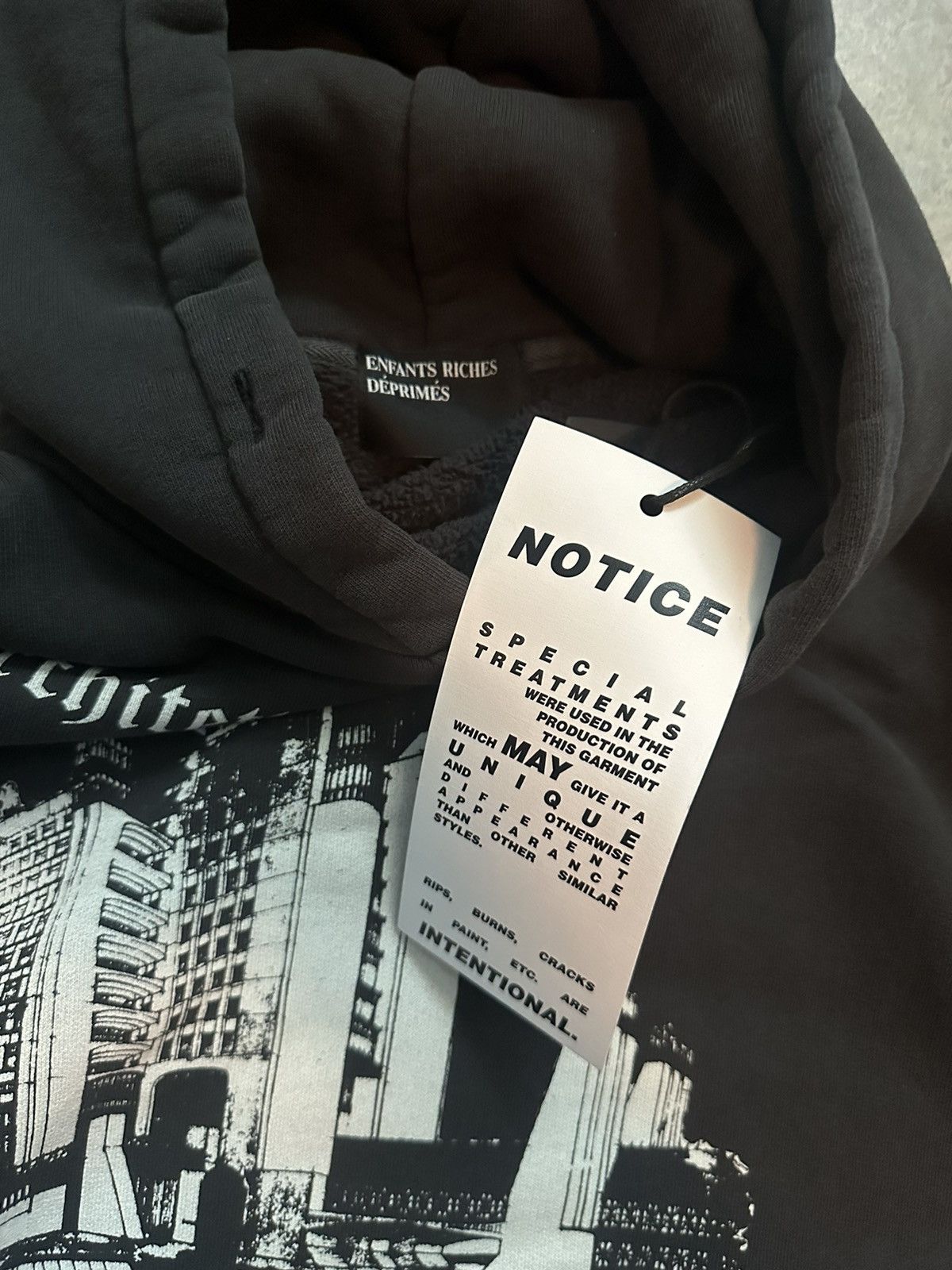 Enfants Riches Deprimes ERD ARCHITETTURA DI MUSSOLINI HOODIE Size US M / EU 48-50 / 2 - 8 Thumbnail