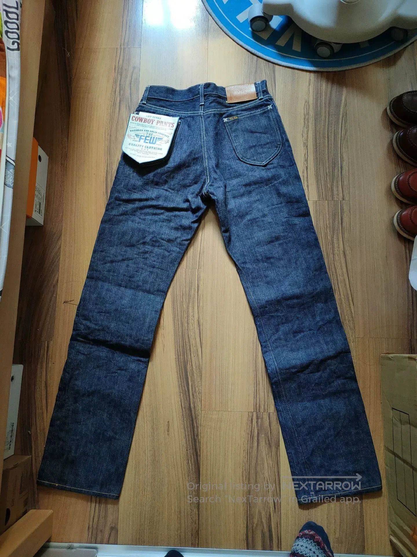 The Real McCoy's dark blue denim cowboy pants for men. Size US 30 / EU 46 - 1 Thumbnail
