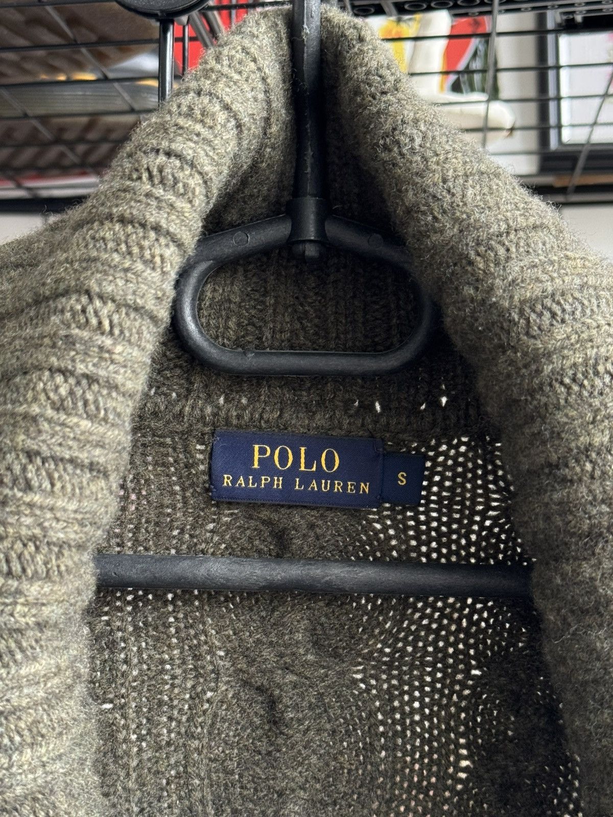 Polo Ralph Lauren Polo RL Cable Knit Cardigan Kimono Sweater Size US S / EU 44-46 / 1 - 6 Thumbnail