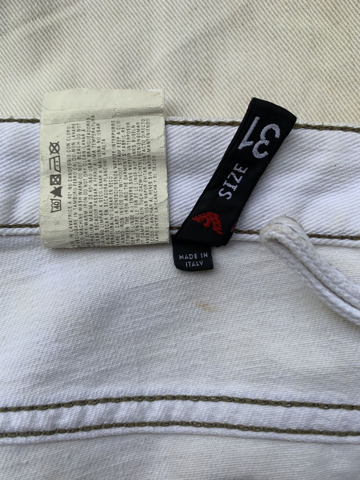 Emporio Armani emporio armani by giorgio armani distressed dirty jeans Size US 31 - 11 Thumbnail