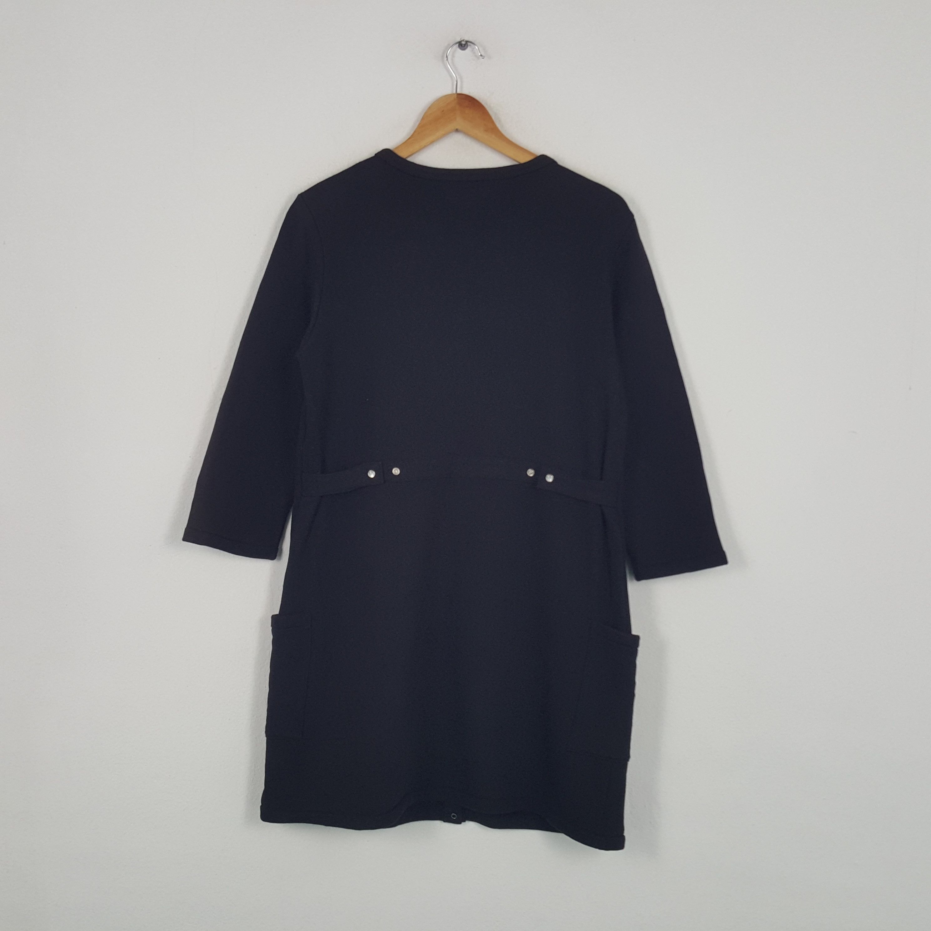 Vintage × agnes b. Vintage Agnes B. Paris Designer Long Coat Jacket Size S / US 4 / IT 40 - 4 Thumbnail