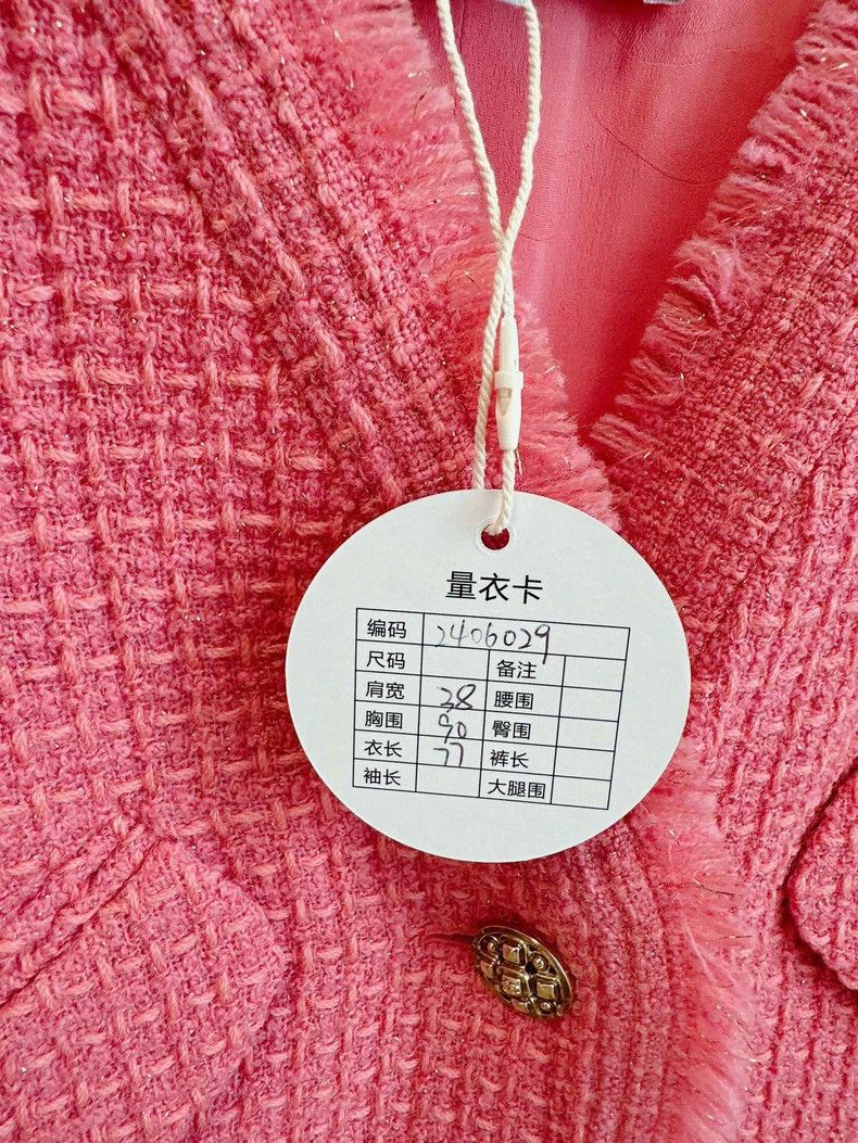 Chanel Chanel 20A watermelon red coat Size XXS / US 00 / IT 34 - 4 Thumbnail