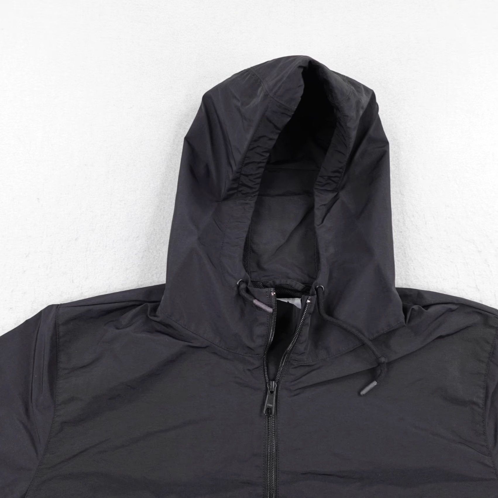 Vintage American Giant Jacket Mens Large Black Windbreaker Anorak Pullover 1/4 Zip USA Size US L / EU 52-54 / 3 - 2 Thumbnail