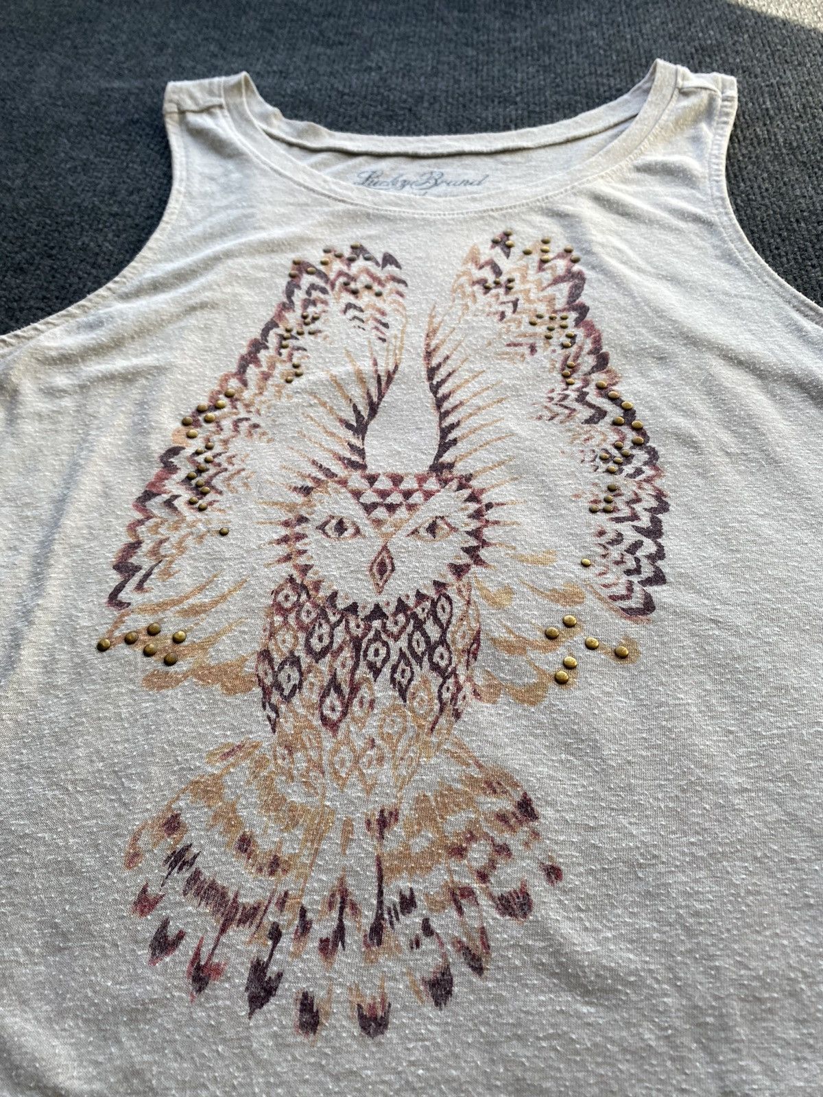 Lucky Brand 🔥Cowboy Western Vntg lucky brand tank top women xl Size XL / US 12-14 / IT 48-50 - 2 Thumbnail