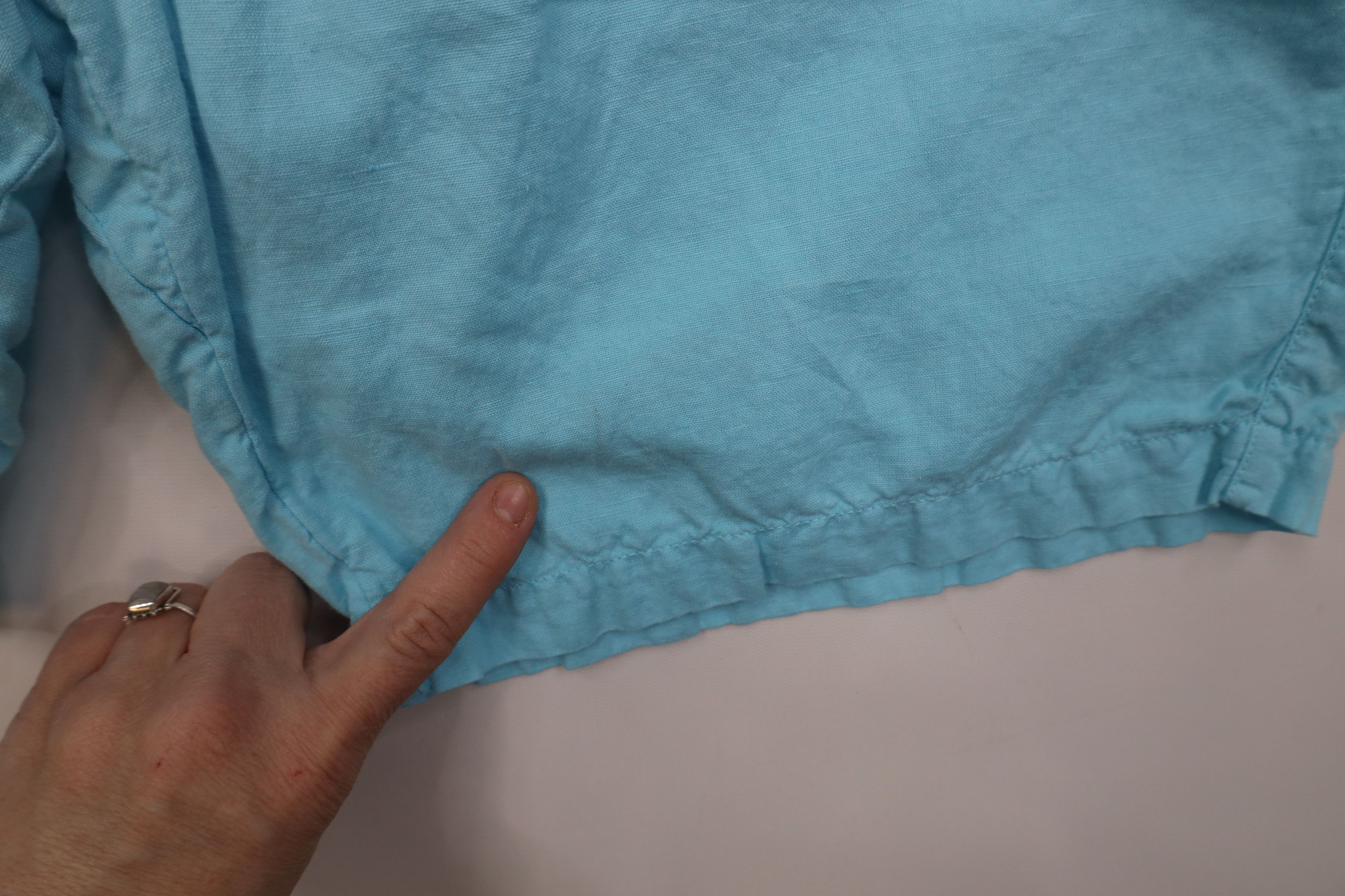 Ralph Lauren Vintage Y2K Ralph Lauren Blend Above Knee Chino Shorts Blue Size US 33 - 8 Thumbnail