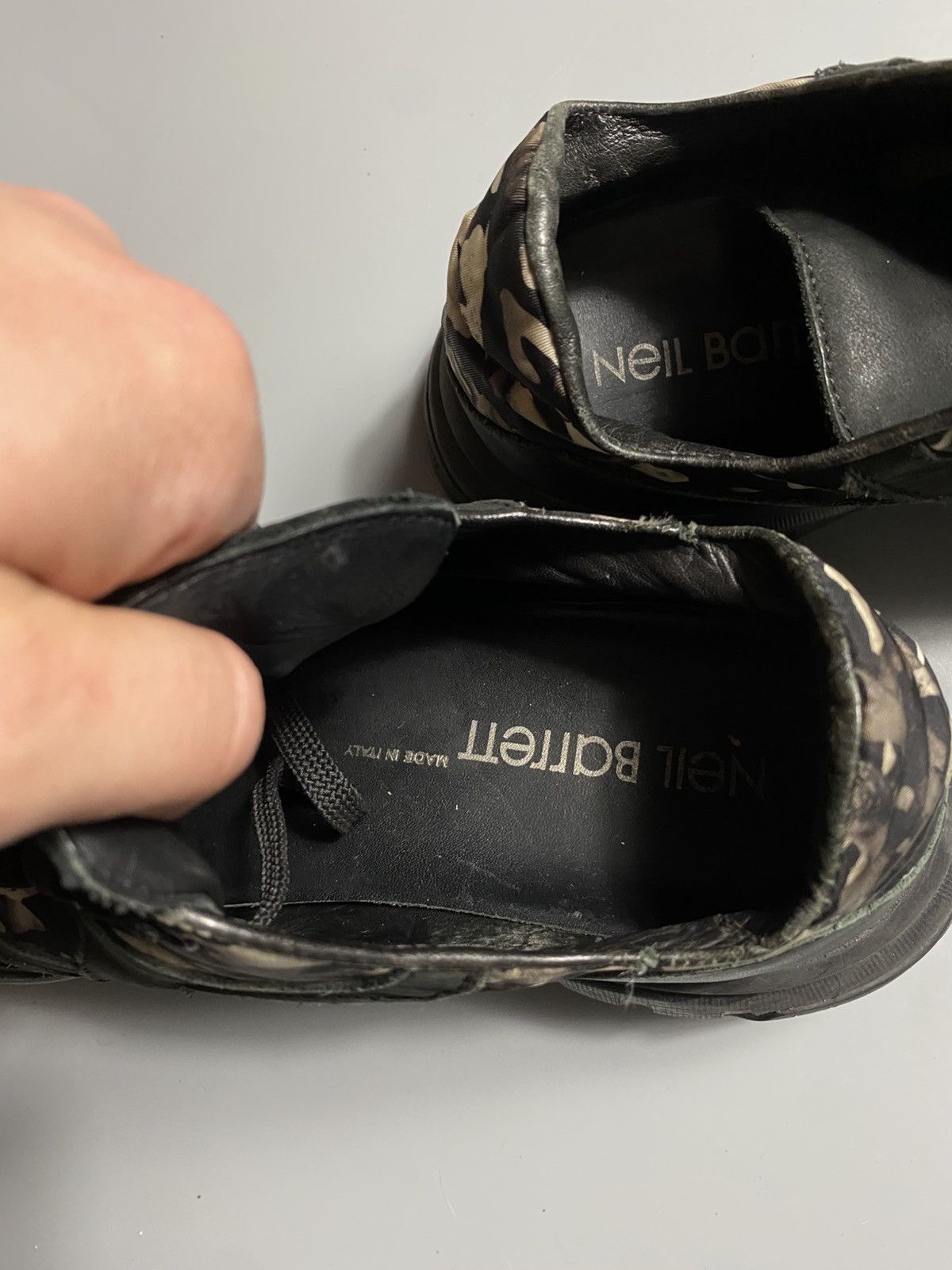 Neil Barrett Neil Barrett avant garde shoes leather Size US 7 / EU 40 - 10 Thumbnail