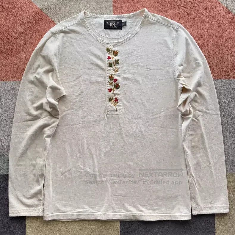 RRL Ralph Lauren RRL Ralph Lauren Embroidered Henry collar Size US S / EU 44-46 / 1 - 1 Thumbnail