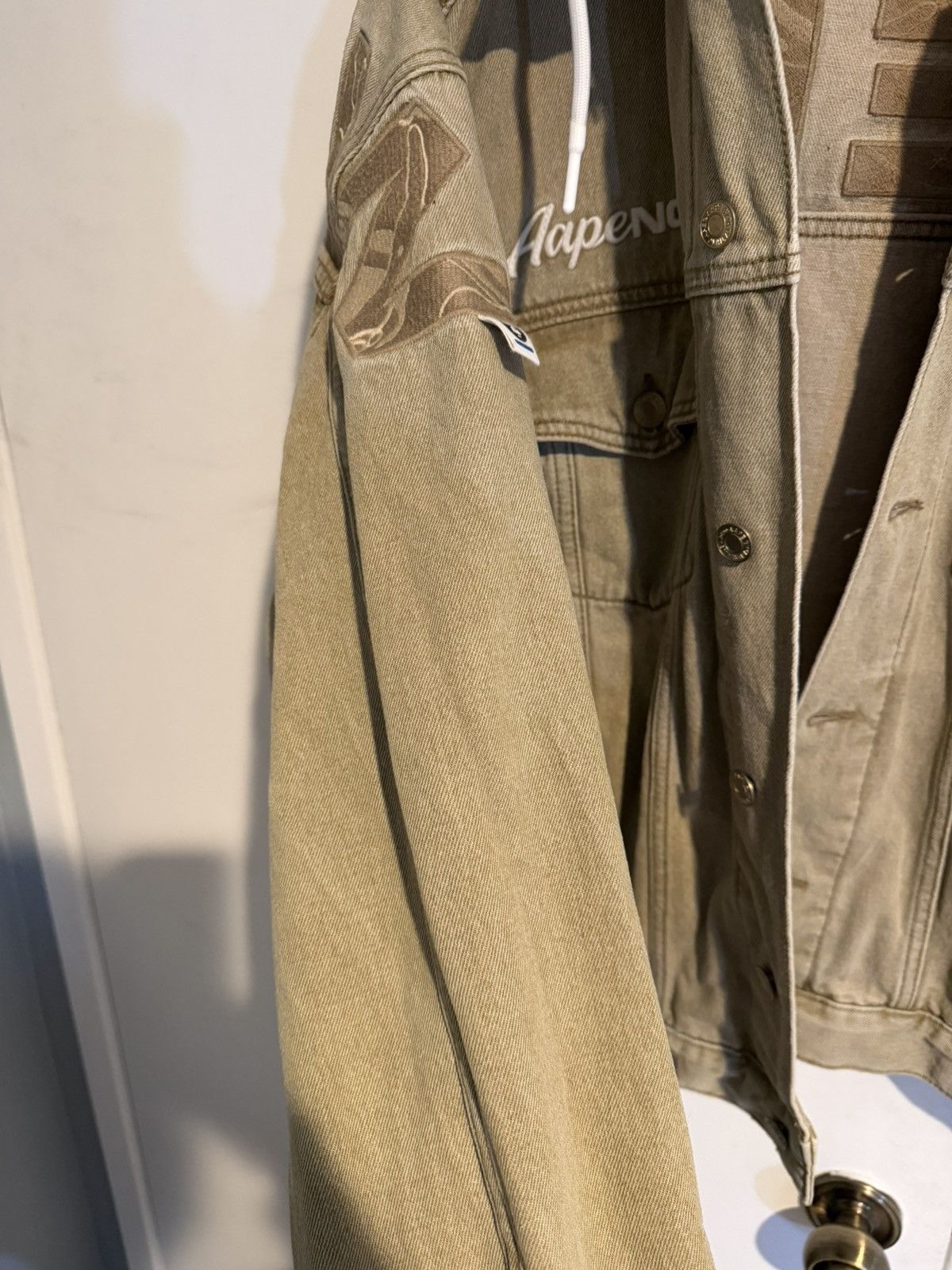 Bape Aape denim jacket Brown Size US L / EU 52-54 / 3 - 7 Thumbnail