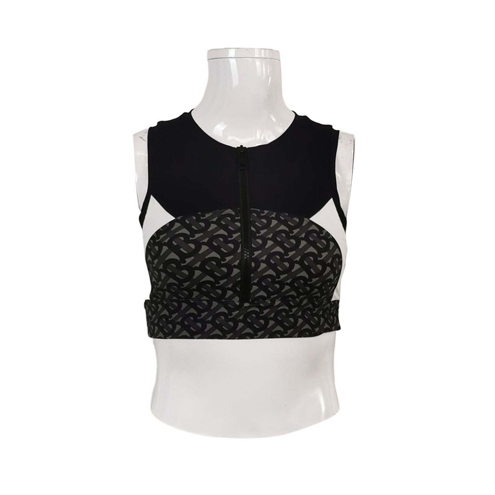 Burberry Burberry Monogram Print Sleeveless Crop Top 0079 Size US XS / EU 42 / 0 - 1 Thumbnail
