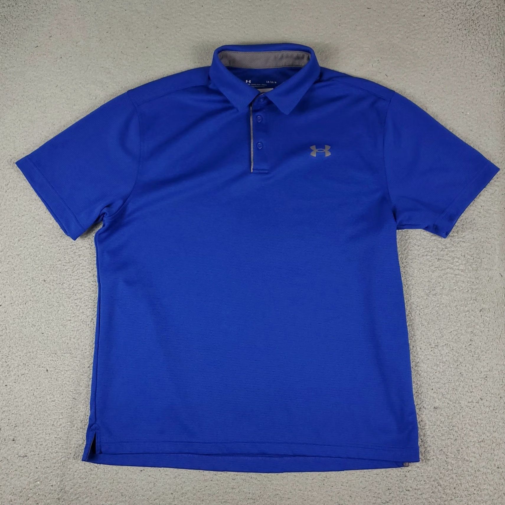 Under Armour Under Armour Polo Shirt Mens Size Large Blue Golf Casual Short Sleeve Size US L / EU 52-54 / 3 - 2 Thumbnail