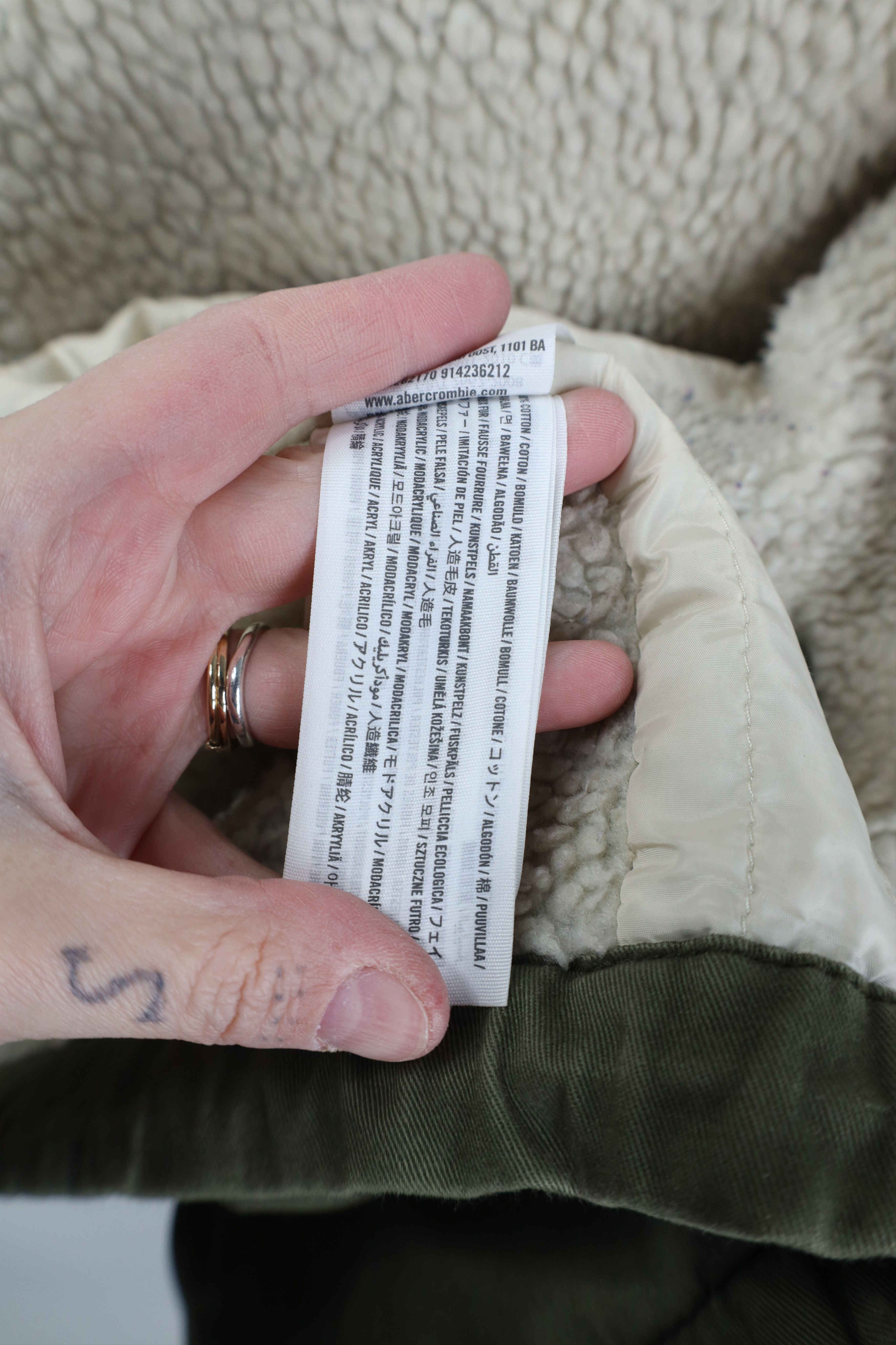 Abercrombie & Fitch Vintage Y2K Abercrombie & Fitch Lined Military Parka Jacket Size S / US 4 / IT 40 - 12 Thumbnail