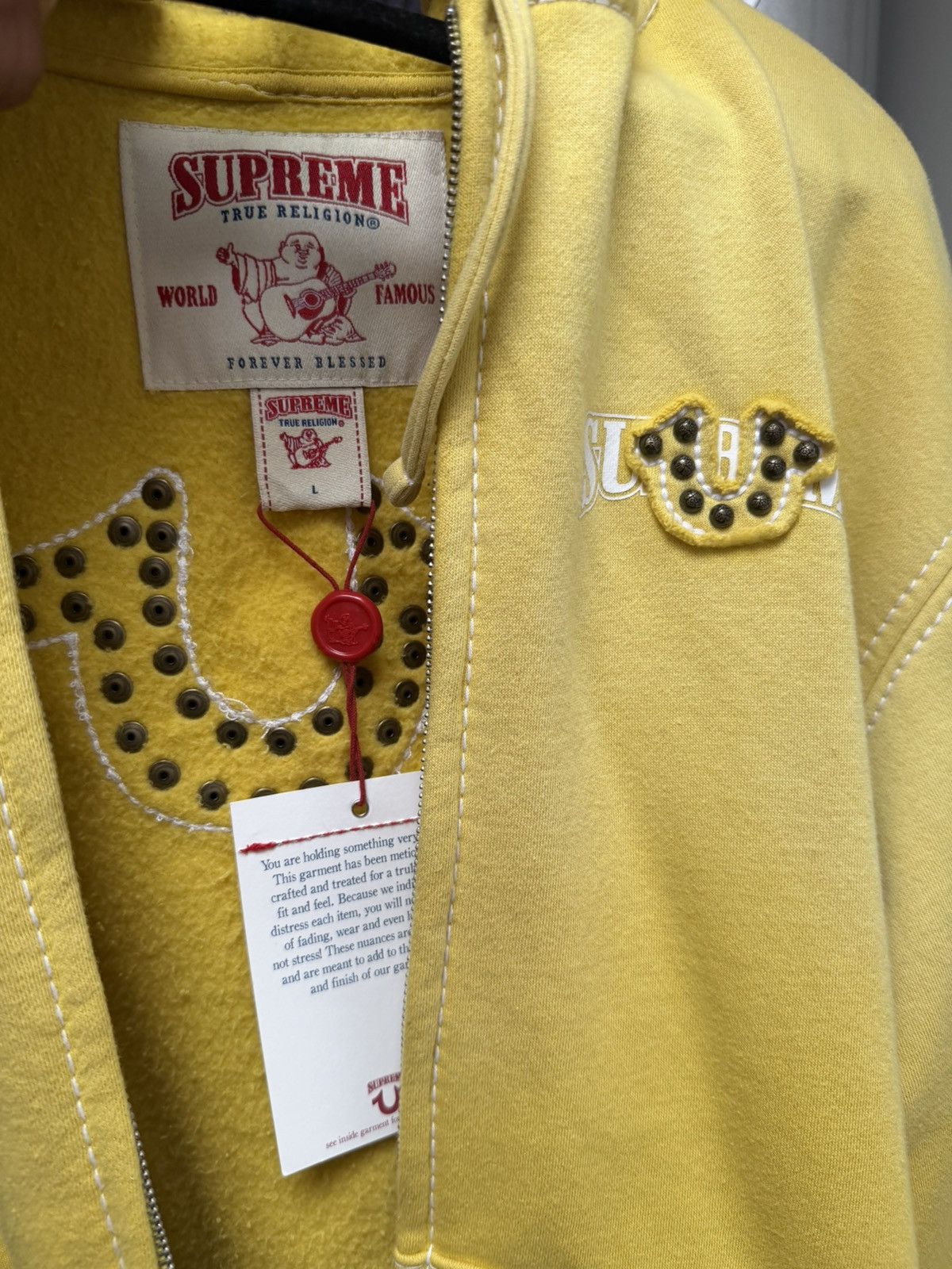 Supreme × True Religion Supreme True Religion Yellow Zip-up Large New Size US L / EU 52-54 / 3 - 3 Thumbnail