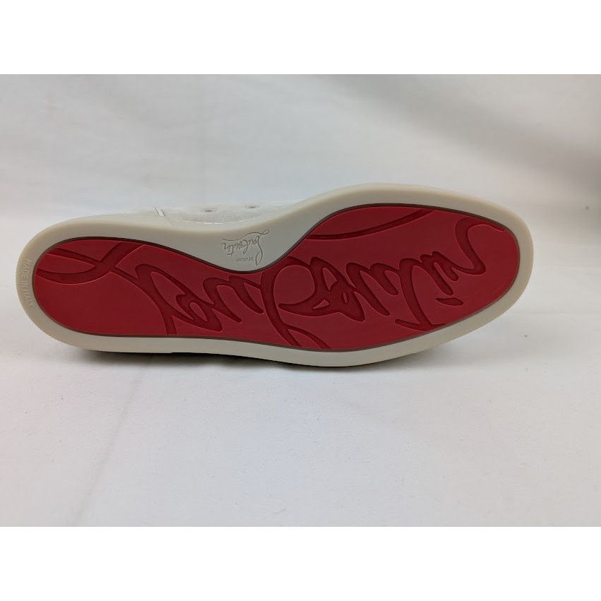 Christian Louboutin o1rshd1 Louis Junior Spikes Orlato Sneakers in Albatre Size US 12 / EU 45 - 7 Thumbnail