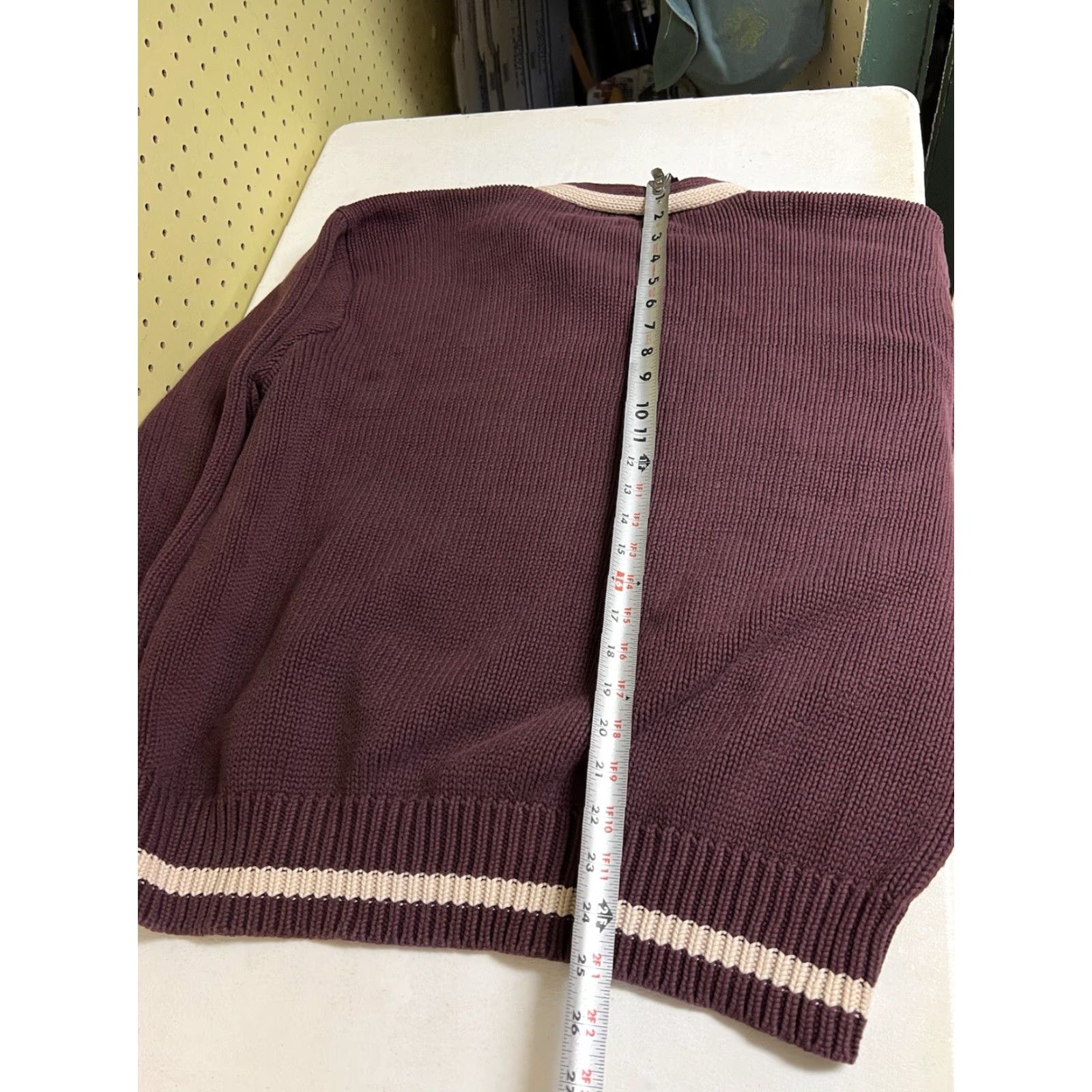 Ralph Lauren VINTAGE Ralph Lauren Polo Sweater Mens M Red Knit Pony Sweatshirt Maroon Size US M / EU 48-50 / 2 - 8 Thumbnail