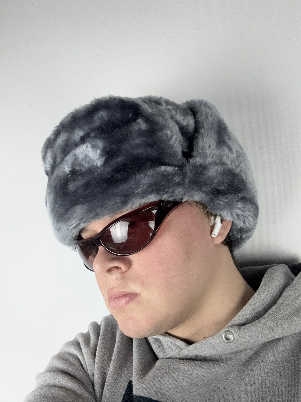 Vintage Vintage 70s USSR Military Trapper hat Ushanka Opium Rare Size ONE SIZE - 4 Thumbnail