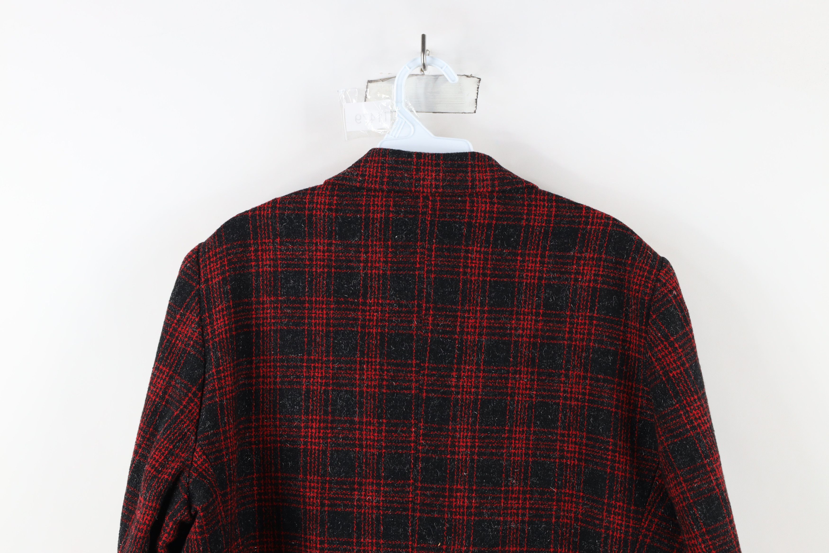 Vintage Vintage 90s Streetwear Button Blazer Suit Coat Jacket Plaid Size XXL / US 16-18 / IT 52-54 - 13 Thumbnail
