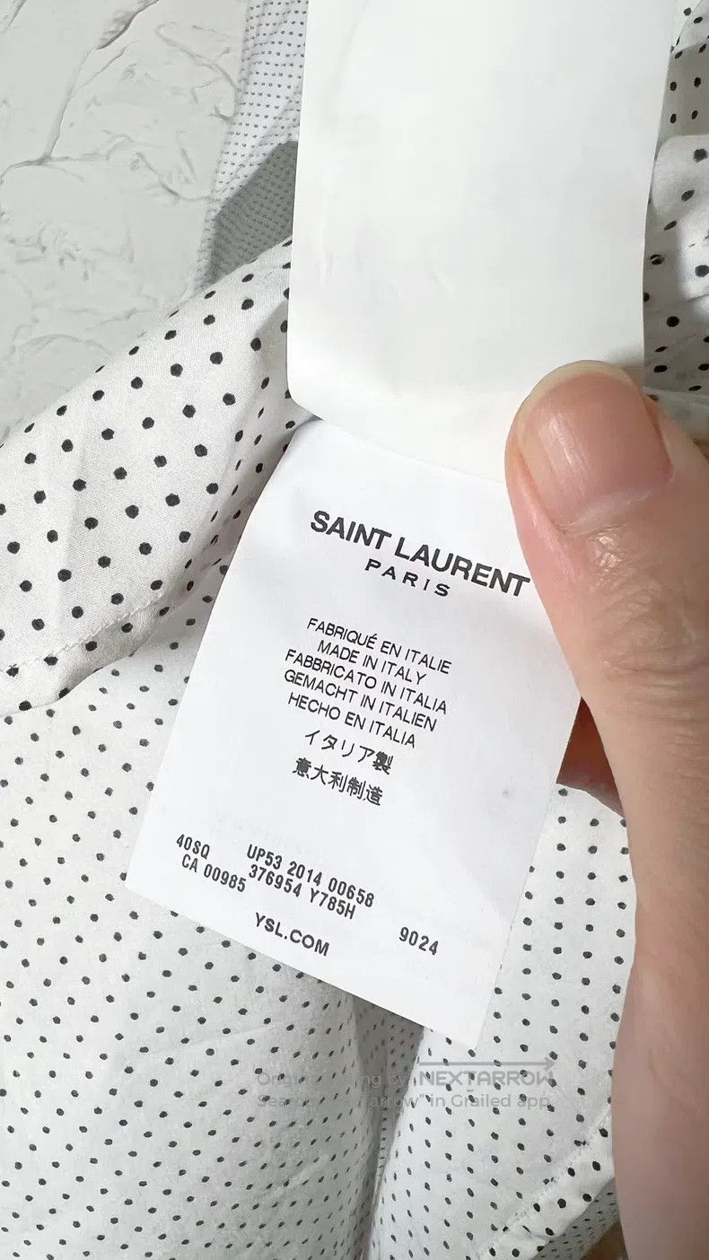 Saint Laurent Paris Saint Laurent Paris size 39 Shirt Size US L / EU 52-54 / 3 - 8 Thumbnail