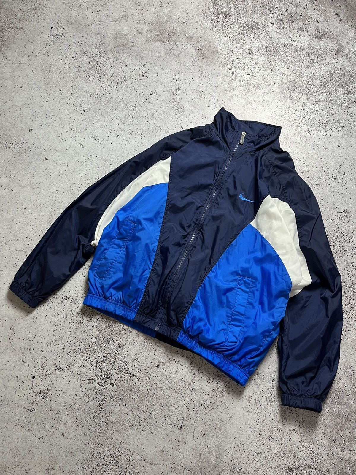 Nike × Vintage 🧥😬Vintage Nike Jacket Big Reflective Swoosh Size US L / EU 52-54 / 3 - 3 Thumbnail