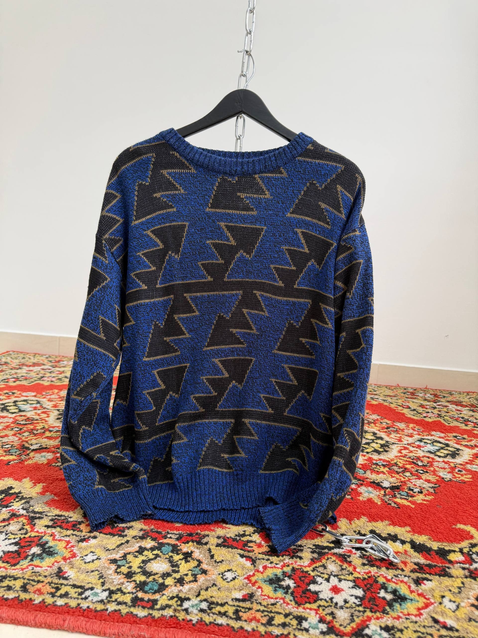 Hysteric Glamour VINTAGE BOXY ARCHIVE EAGLE BLACK SWEATER CREWNECK Size US M / EU 48-50 / 2 - 5 Thumbnail