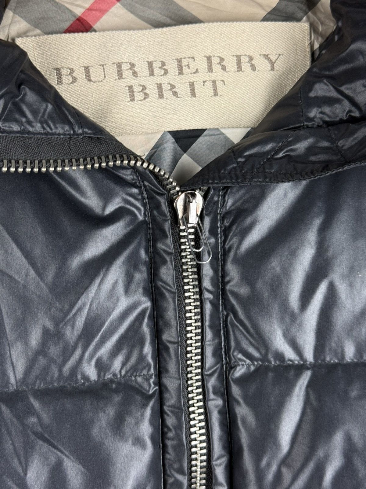 Burberry Burberry Brit Ladies Hooded Nylon Down Puffer Jacket Size Xs Size XS / US 0-2 / IT 36-38 - 6 Thumbnail