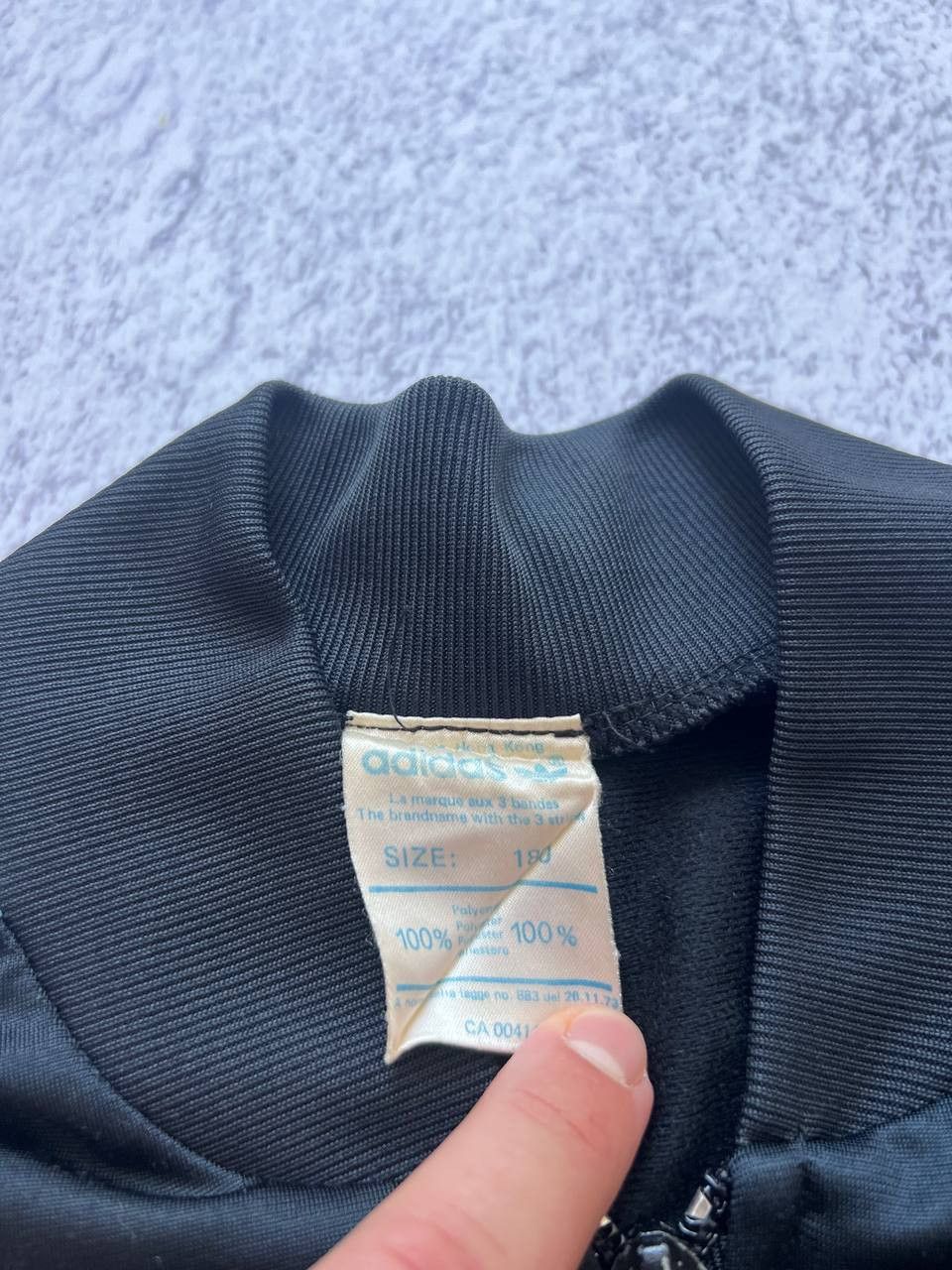 Adidas × Vintage 80s Vintage Adidas Bomber Jacket made in Hong Kong Size US M / EU 48-50 / 2 - 7 Thumbnail