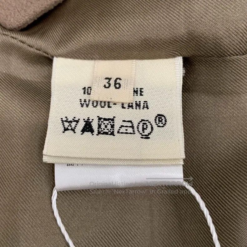 Hermes Hermes Brown Wool Long Sleeve Suit Set Size XS / US 0-2 / IT 36-38 - 7 Thumbnail