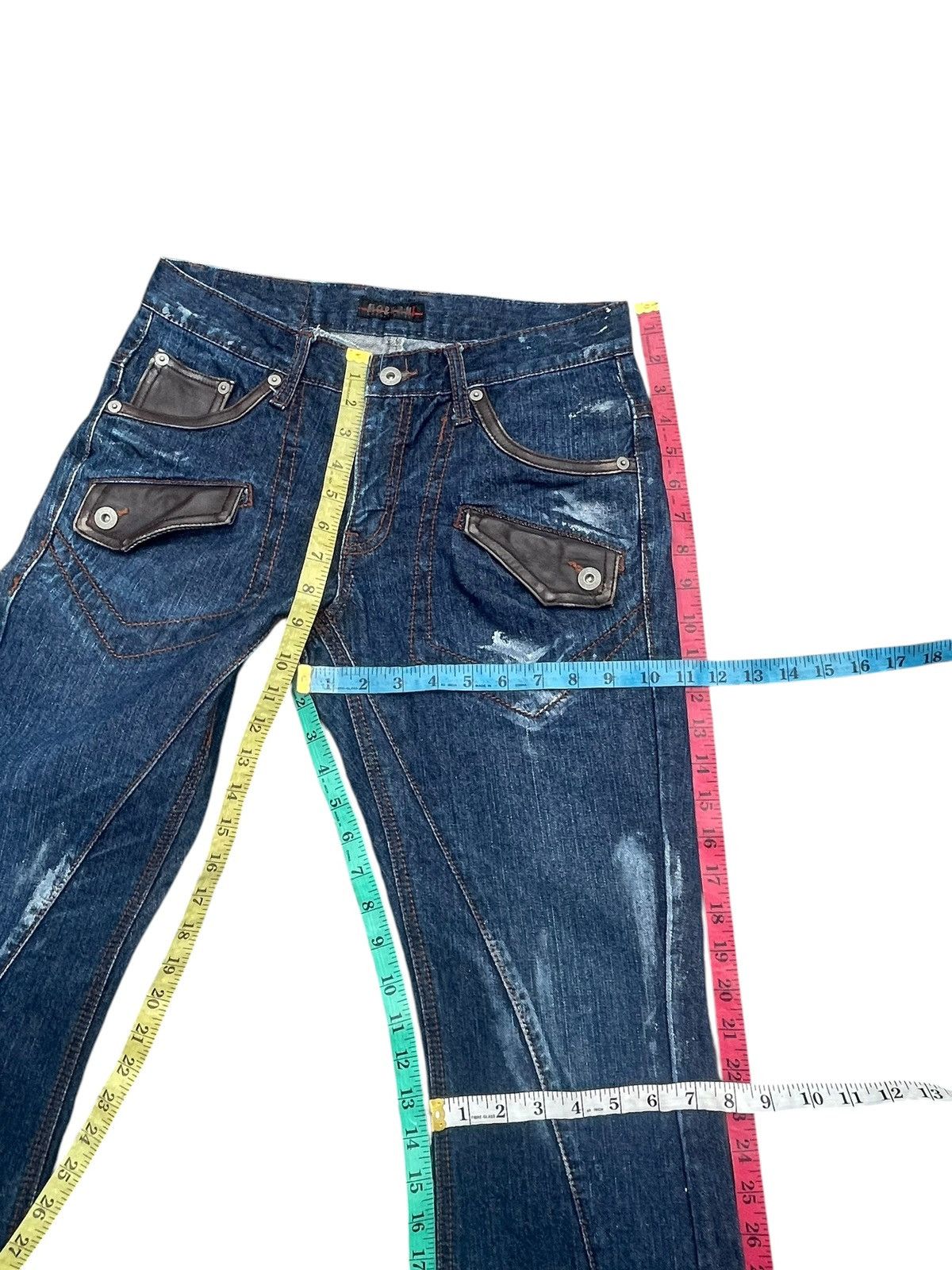 Japanese Brand × Morgan Homme Morgan are Toi Homme Flare Jeans Size US 31 - 14 Thumbnail