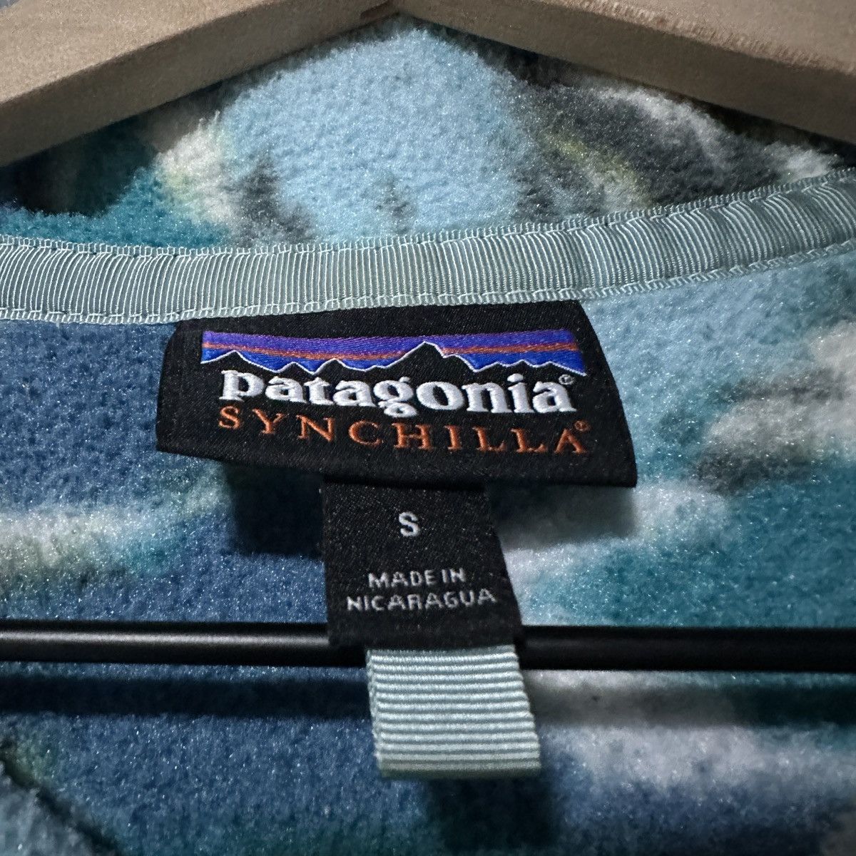 Patagonia patagonia synchilla fleece pullover snap-t aztec waves Size S / US 4 / IT 40 - 5 Thumbnail