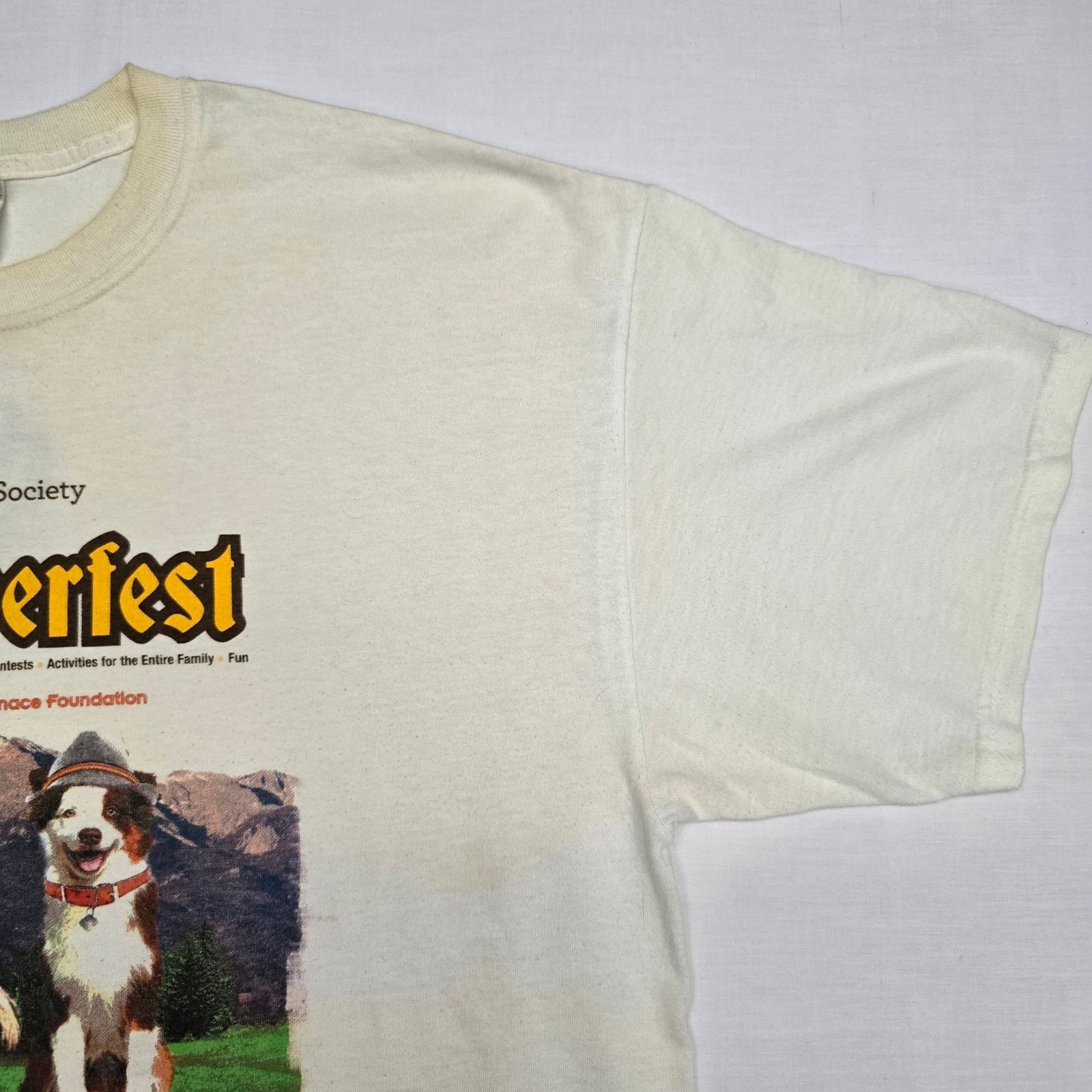Gildan Oktoberfest Dog Pawtoberfest XL White Humane Society Tee Size US XL / EU 56 / 4 - 3 Thumbnail