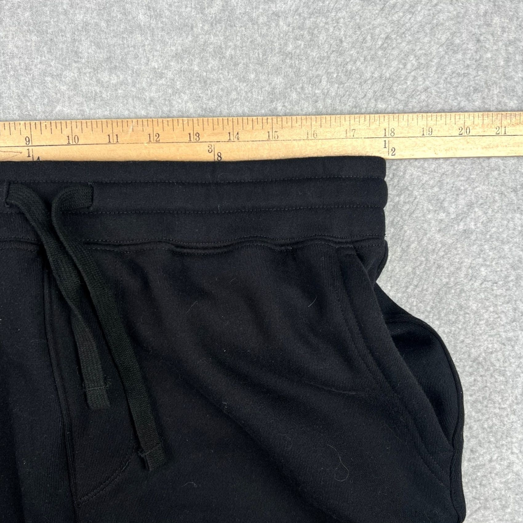 Vintage American Giant Joggers Sweatpants USA Made Large Men Black Drawstring Size US 33 - 5 Thumbnail