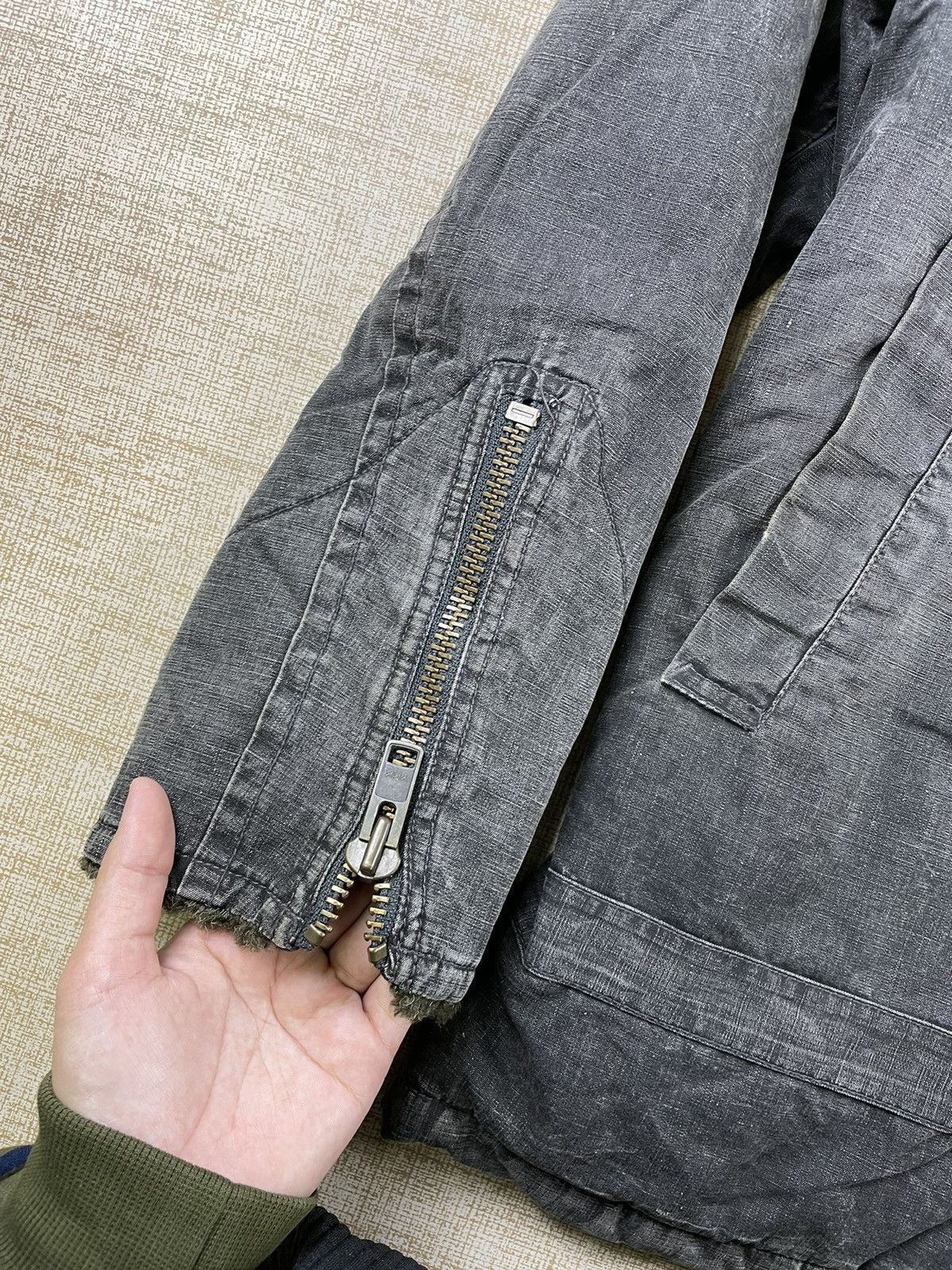 Johnbull × Vintage Vintage John Bull Double Collar Lined Sherpa Canvas Jacket Size US M / EU 48-50 / 2 - 8 Thumbnail