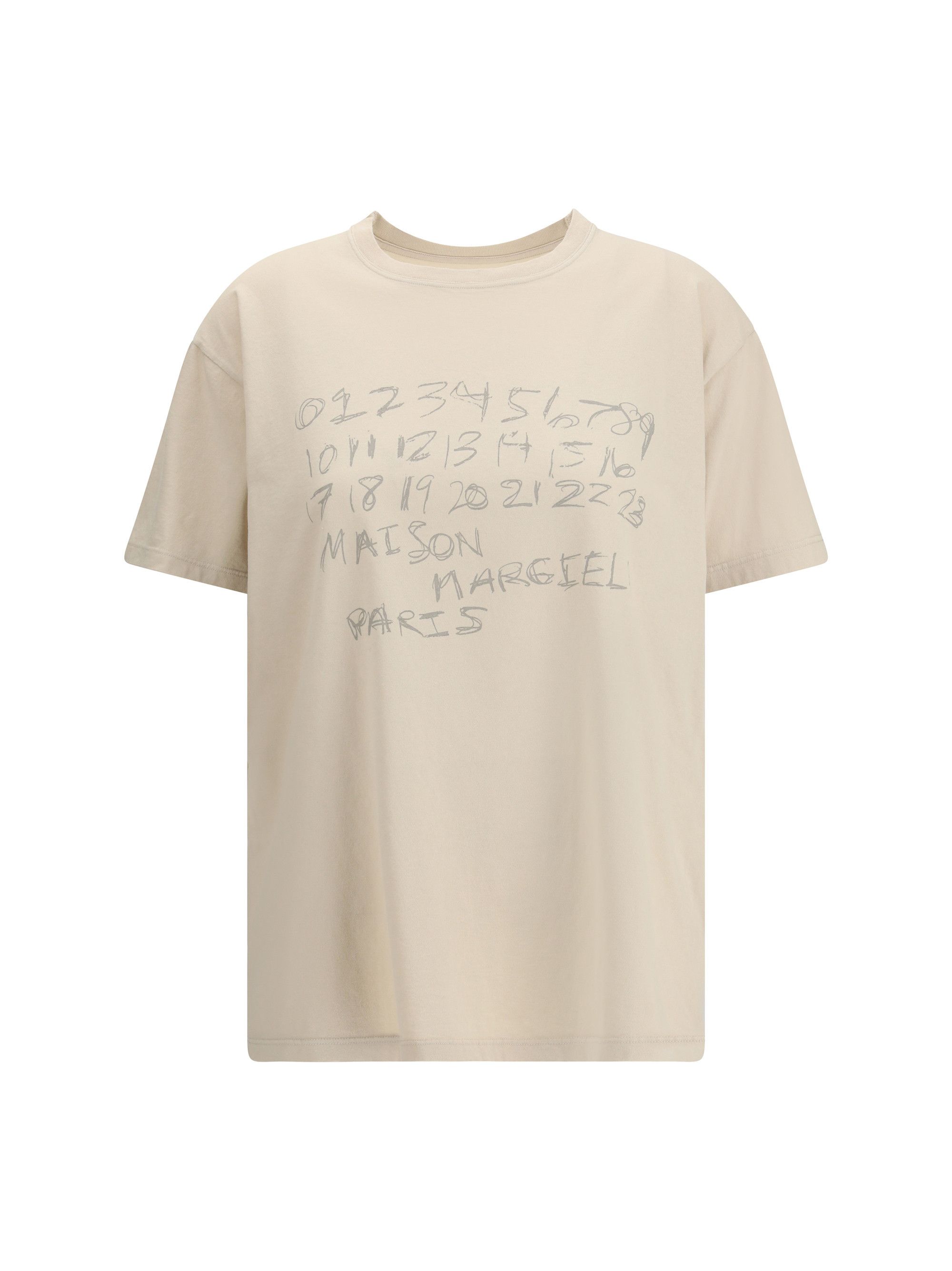 Maison Margiela Cotton T-shirt with numeric logo Size M / US 6-8 / IT 42-44 - 1 Thumbnail