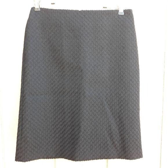 Other Costume National Italian Wool Skater Skirt Sz 4 Black Honeyc Size 27" / US 4 / IT 40 - 4 Thumbnail