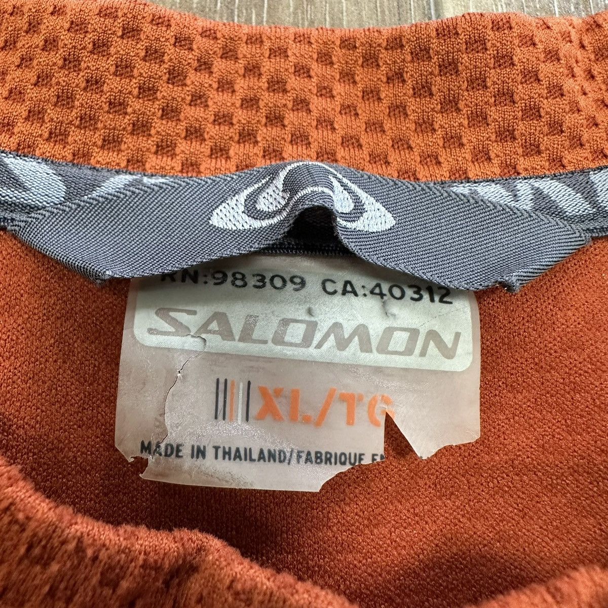 Salomon Y2K Salomon Motomesh Waffle Knit Thermal Long Sleeve Shirt Size US XL / EU 56 / 4 - 6 Thumbnail