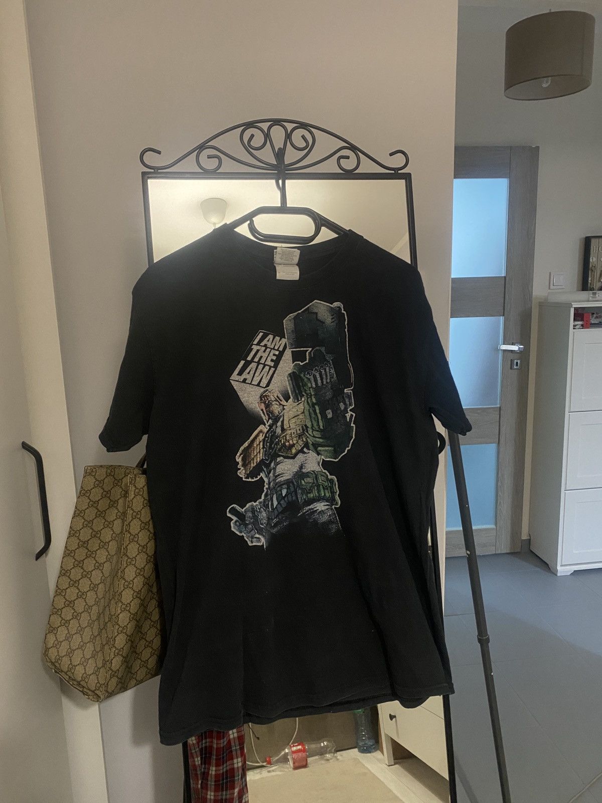 Vintage Vintage 2000s Judge Dredd by 2000AD Movie Tee Size US M / EU 48-50 / 2 - 1 Thumbnail
