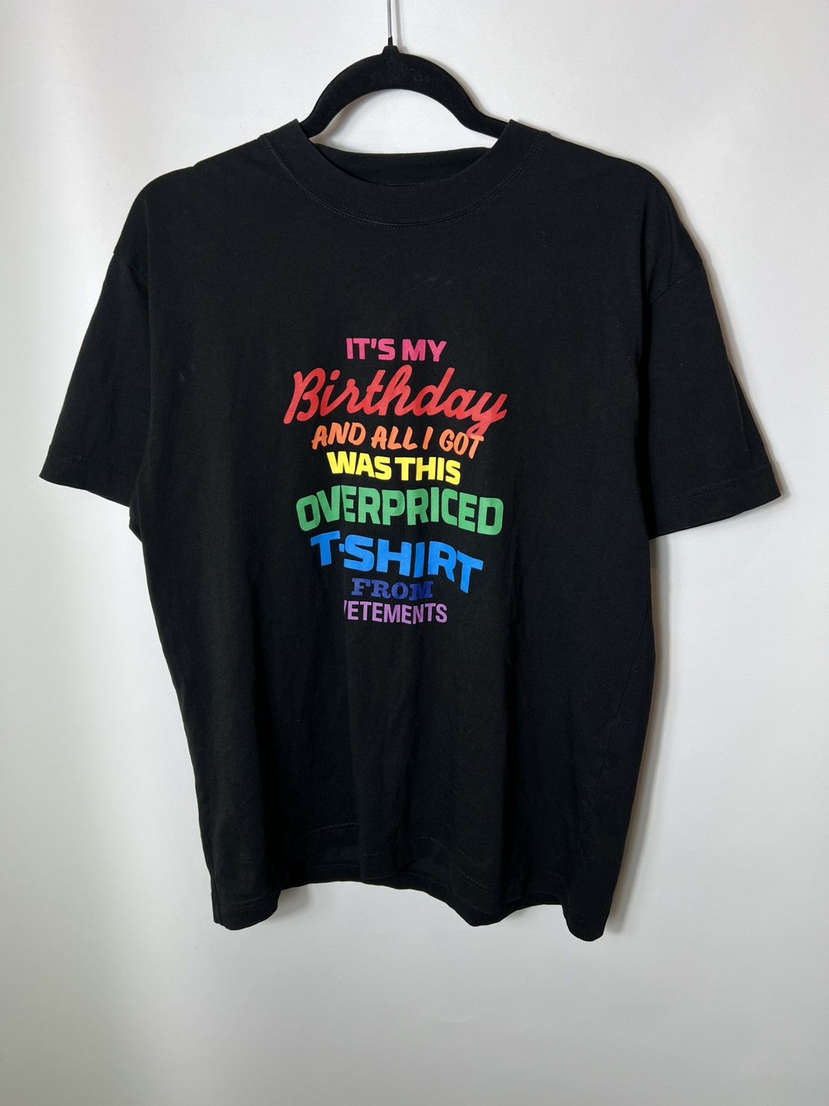 Vetements Y2k sk8 Vetements It’s My Birthday T-shirt Size S Size US S / EU 44-46 / 1 - 1 Thumbnail