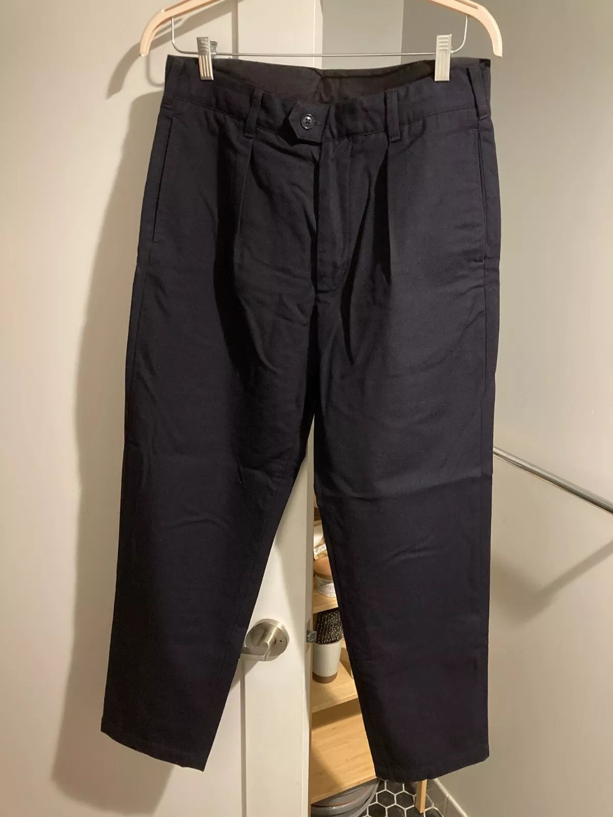 Engineered Garments Serge Wool Carlyle Pants Size US 32 / EU 48 - 1 Thumbnail