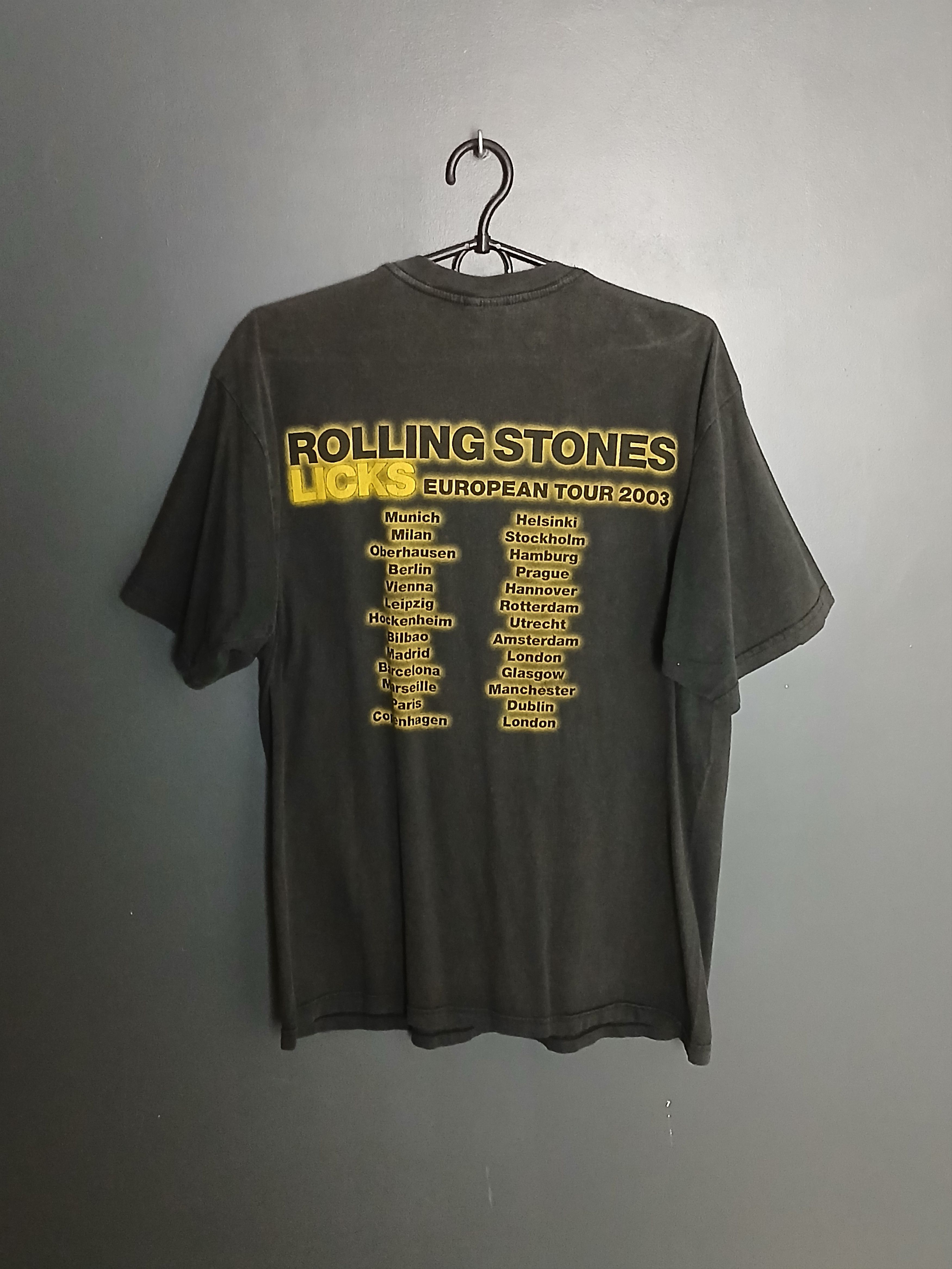 The Rolling Stones × Vintage Vintage 2003 The Rolling Stones Licks Tour T-Shirt Size US M / EU 48-50 / 2 - 2 Thumbnail