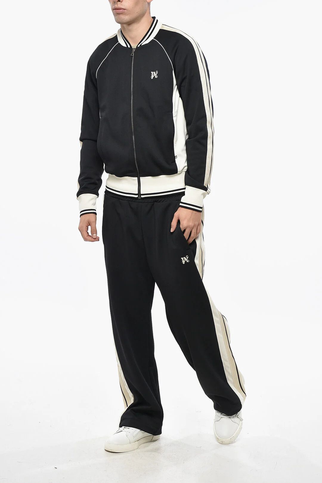 Palm Angels og1mm0226 Technical Fabric Sweatshirt in Black Size US XXL / EU 58 / 5 - 4 Thumbnail