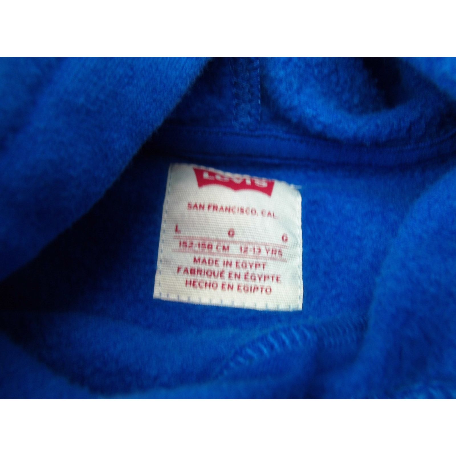 Levi's LEVIS Large Pullover Logo Hoodie Fleece Hooded Sweatshirt Size US L / EU 52-54 / 3 - 3 Thumbnail