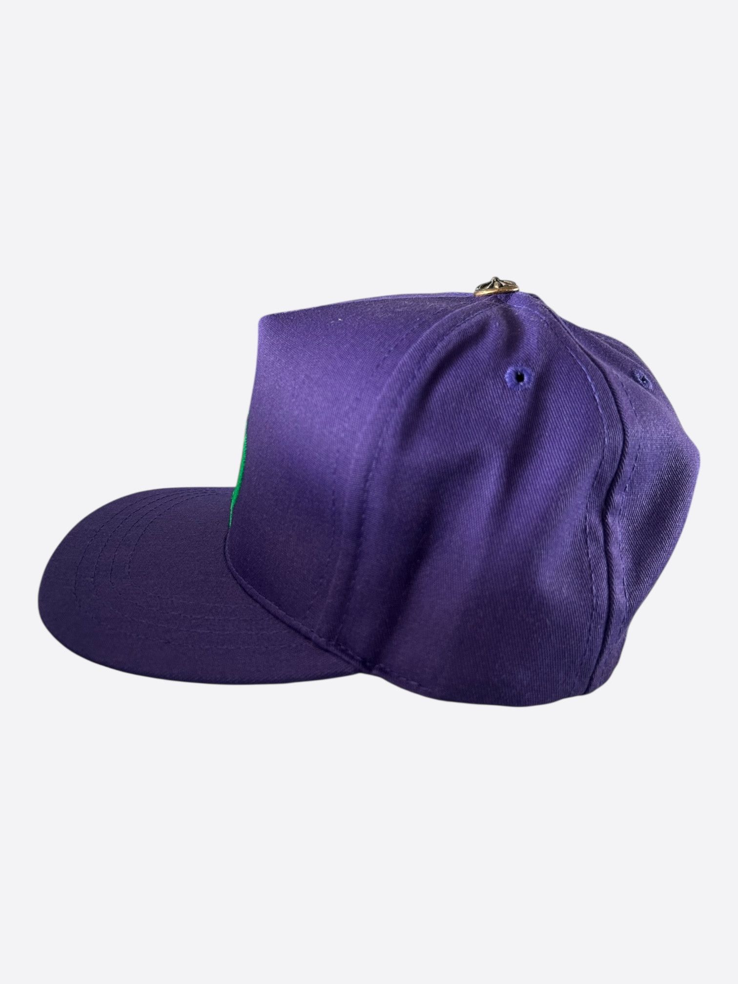 Chrome Hearts Chrome Hearts Purple & Green Embroidered Logo Hat Size ONE SIZE - 4 Thumbnail