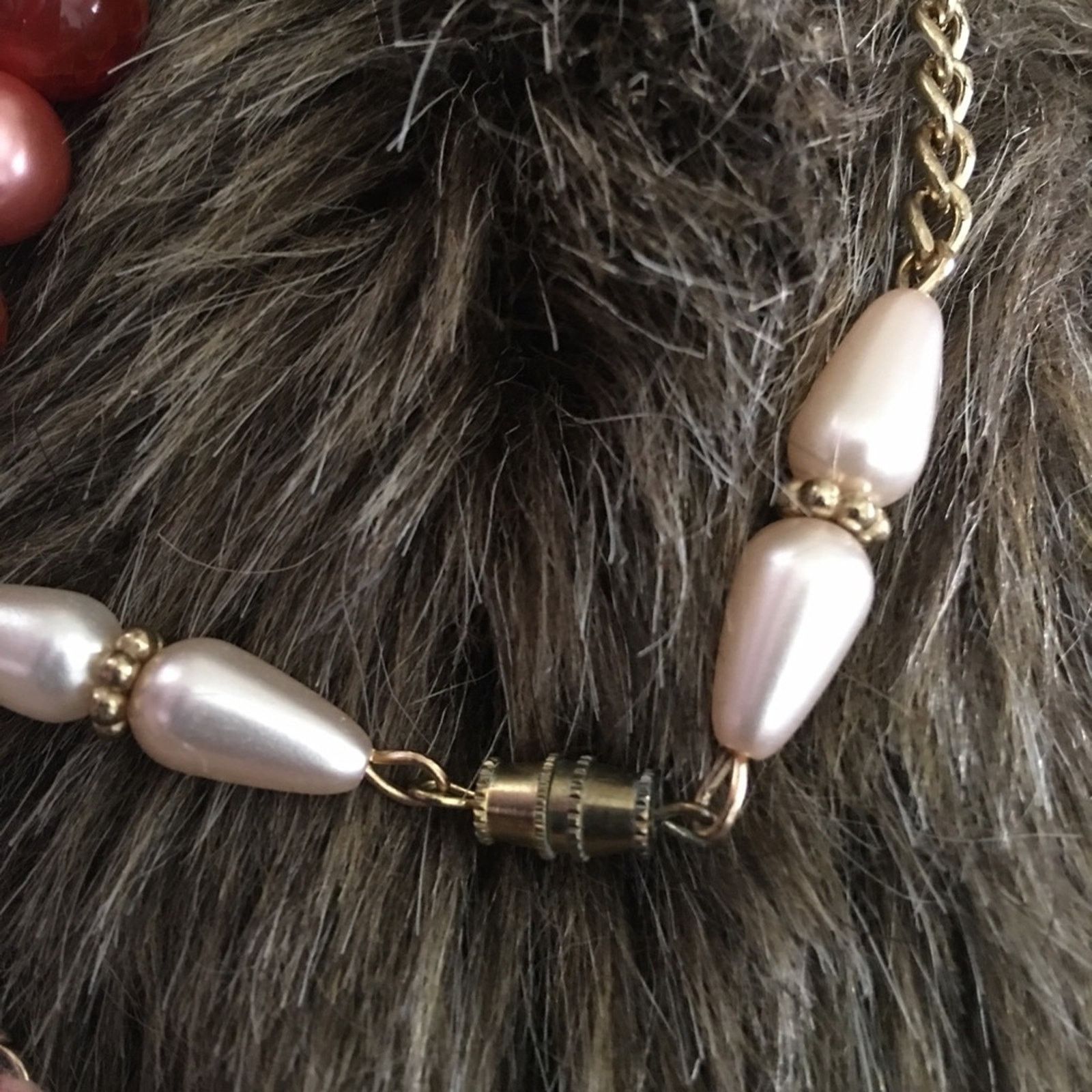 Vintage Vintage 70s medallion beaded gold chain necklace Size ONE SIZE - 8 Thumbnail