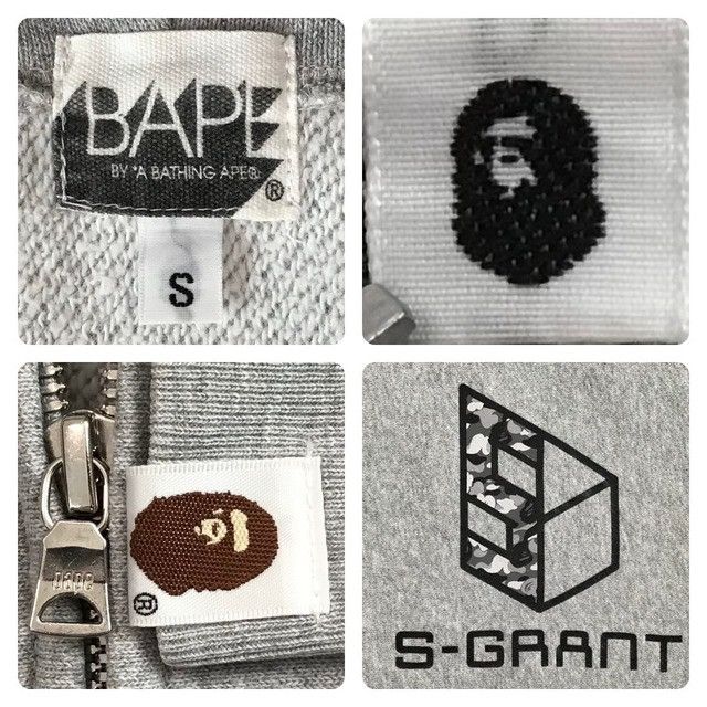 Bape × Japanese Brand × Nigo 🔥Not Sold In Store🔥 S-GRANT × BAPE camo Full zip hoodie NIGO Size US S / EU 44-46 / 1 - 8 Thumbnail
