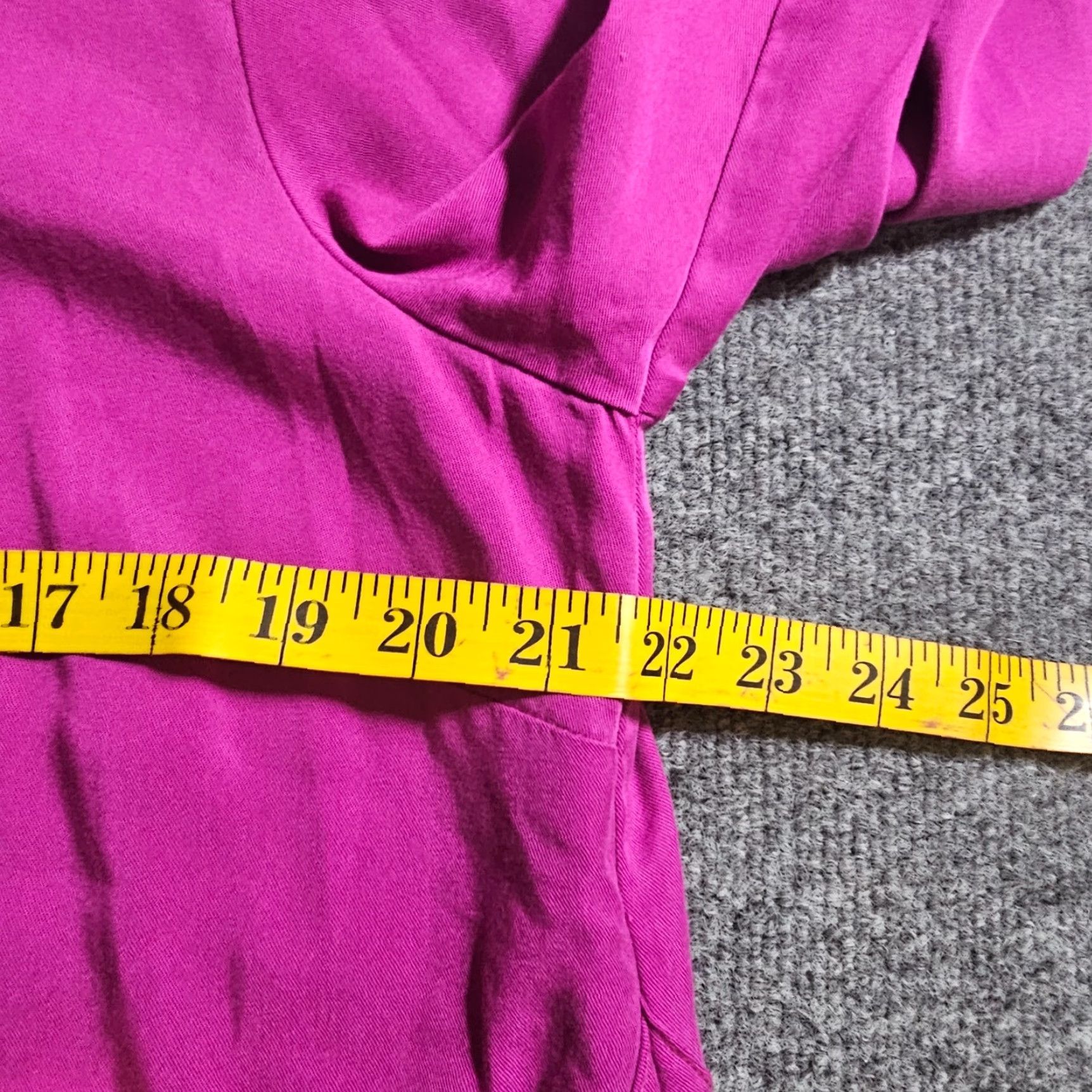 J. Jill J Jill Top Blouse Women PL Pink Purple Button Long Sleeve Classic Career Twill Lyocell Viscose Size L / US 10 / IT 46 - 5 Thumbnail