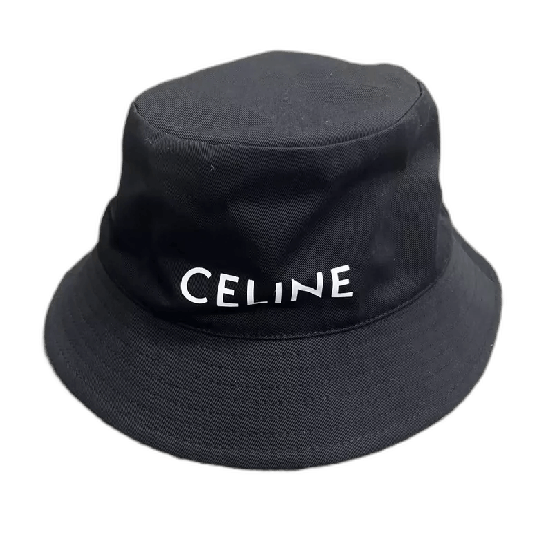 Celine Classic Logo Print Bucket Hat