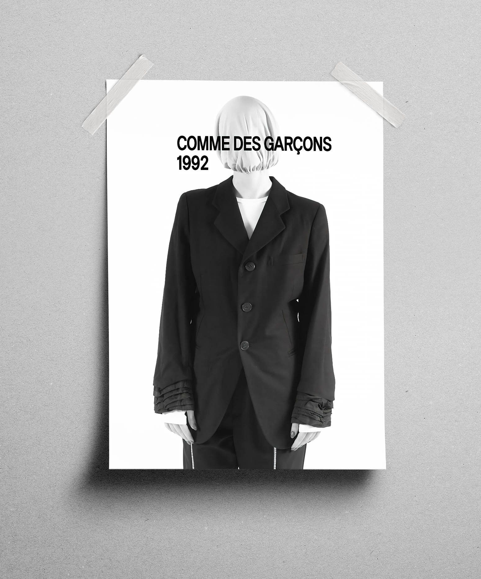 Comme des Garcons Comme Des Garcons Poster Print Gift Vintage Archive Size ONE SIZE - 3 Thumbnail