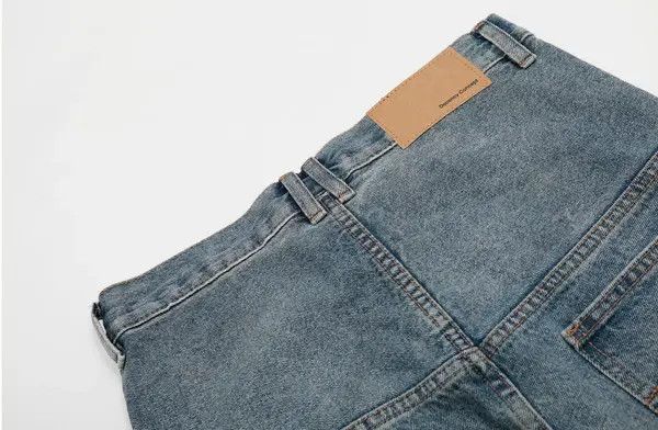 Jean VIBE Denim Streetware Splicing Wide Leg Pants Size US 30 / EU 46 - 6 Thumbnail