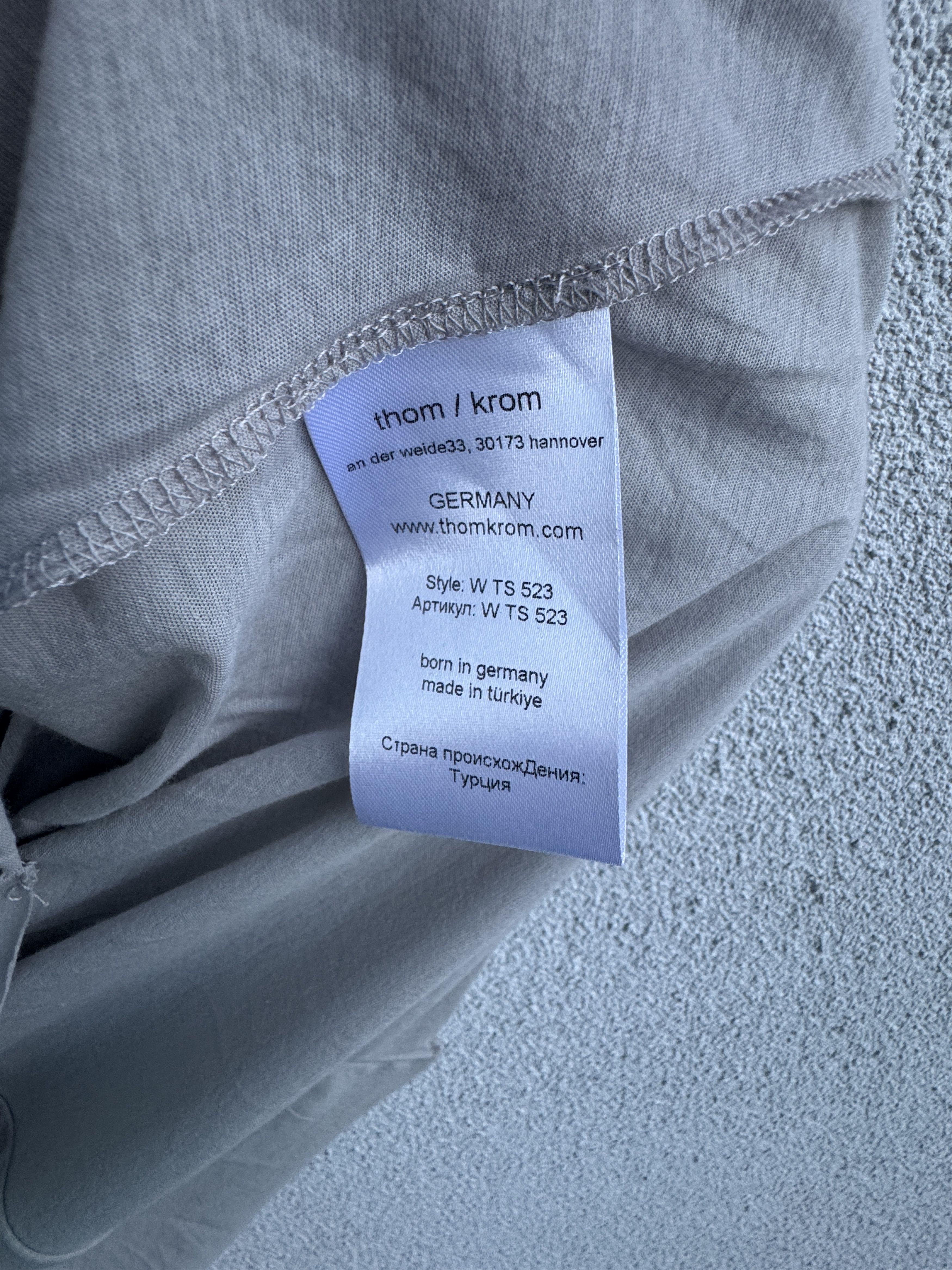 Thom Krom Thom Krom Grey Ultra Light Cotton Quality Long Tank Top L Size L / US 10 / IT 46 - 12 Thumbnail