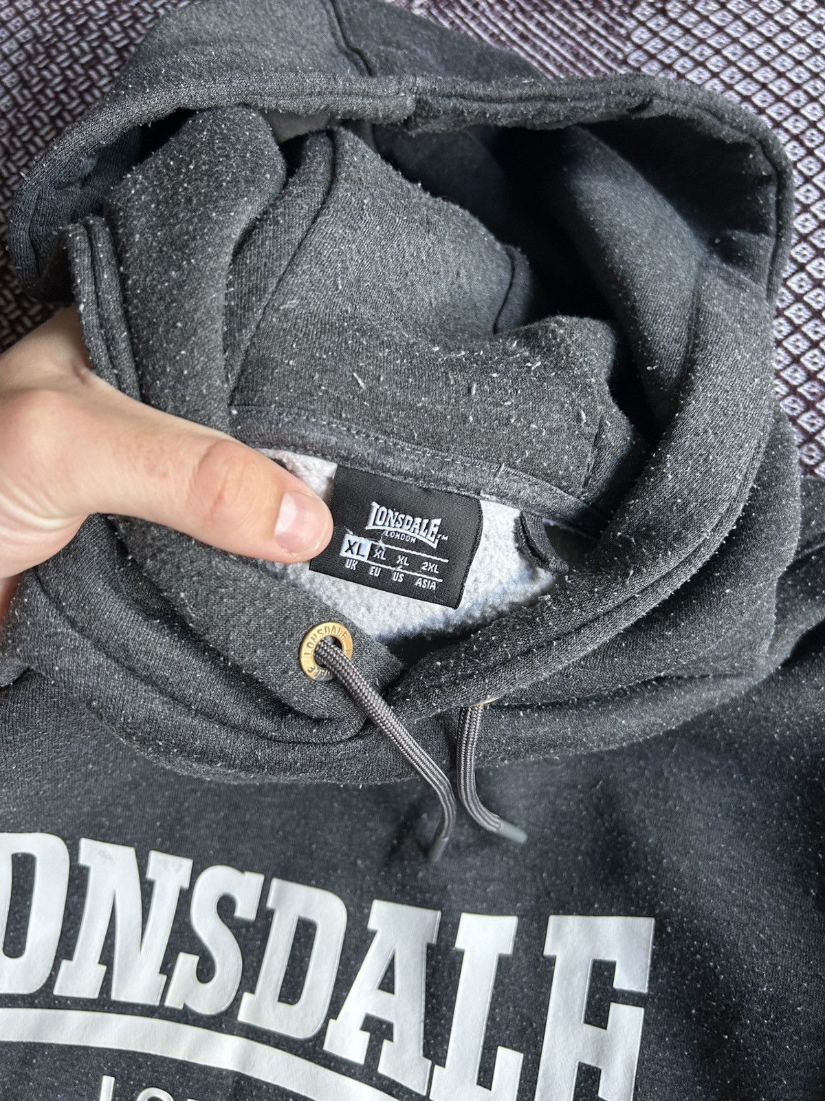 Lonsdale Lonsdale London Big Logo Hoodie Casual Style Size XL Hype Size US XL / EU 56 / 4 - 8 Thumbnail