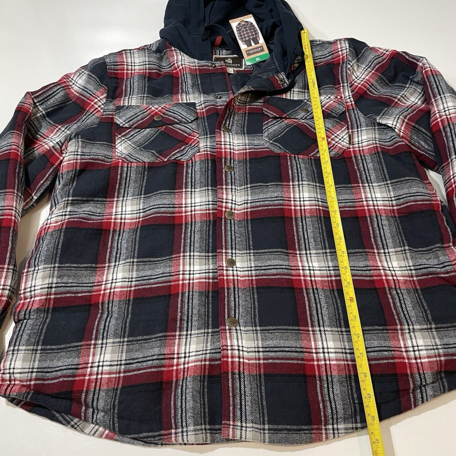 Legendary Goods Legendary Outfitters Shirt Jacket Hood Snap Black Red XL Size US XL / EU 56 / 4 - 4 Thumbnail